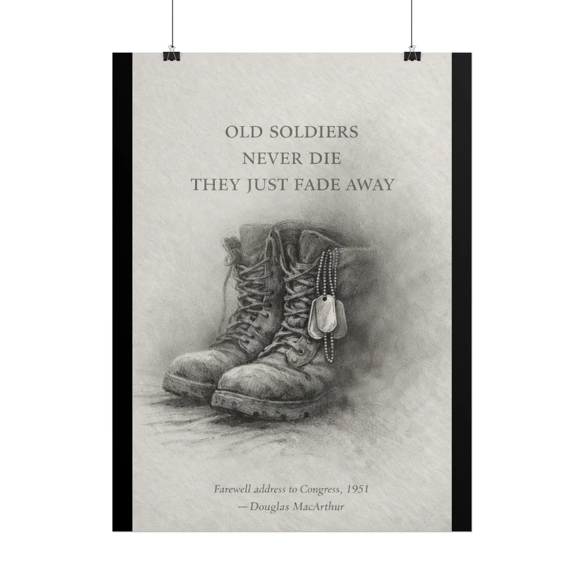 Posters - Old Soldiers Never Die 13