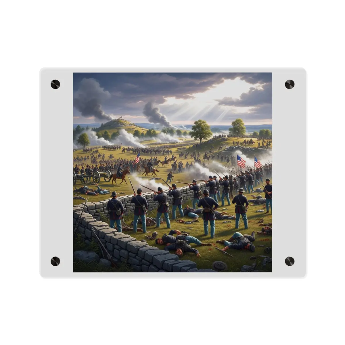 Acrylic Wall Art Panel - Battle Of Gettysburg 3