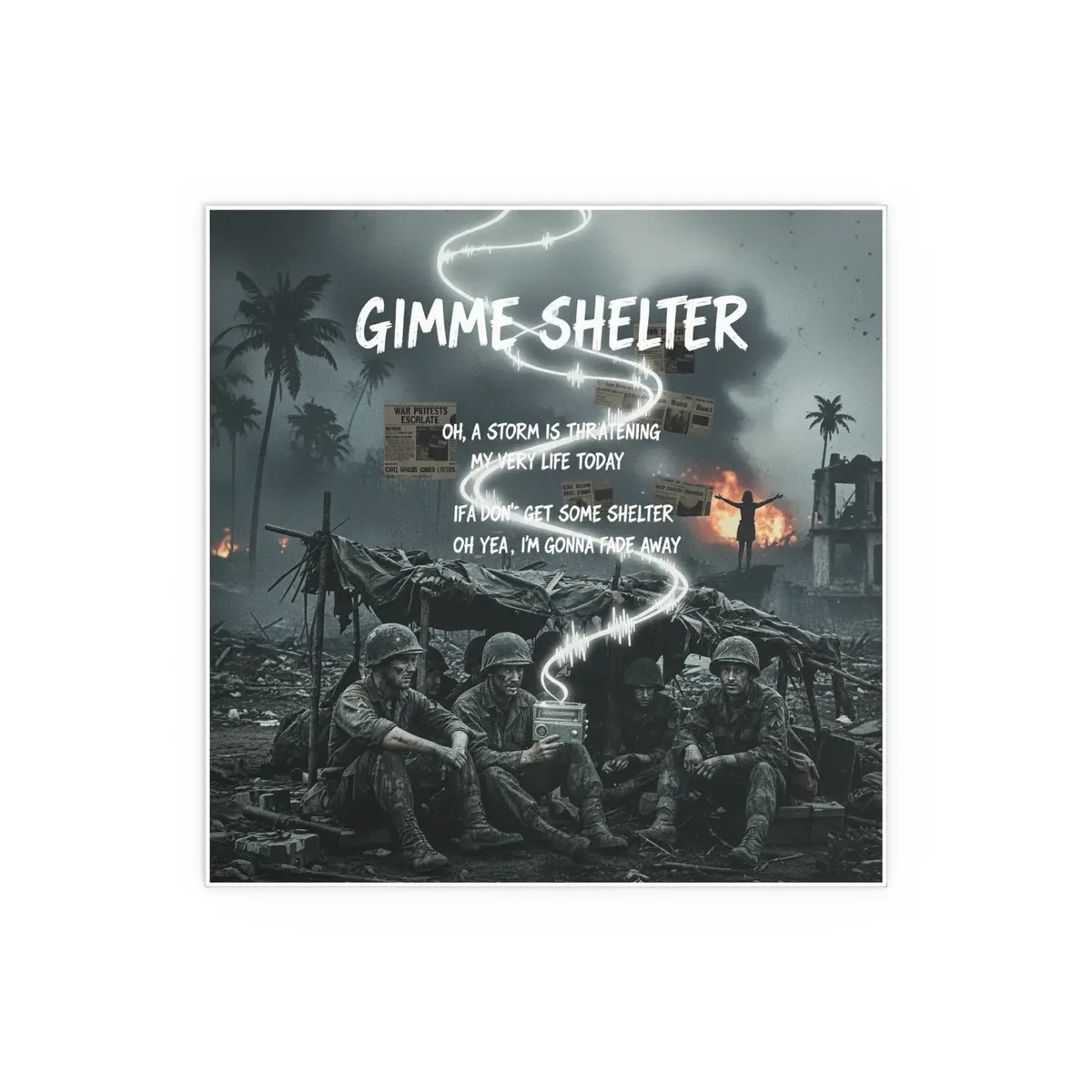 Indoor And Outdoor Silk Posters - Giveme Shelter X 2024 6