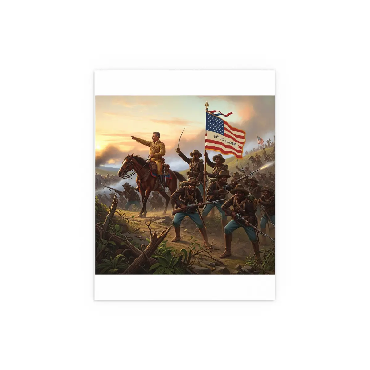Indoor And Outdoor Silk Posters - Charge Up Janjuan Hill 5