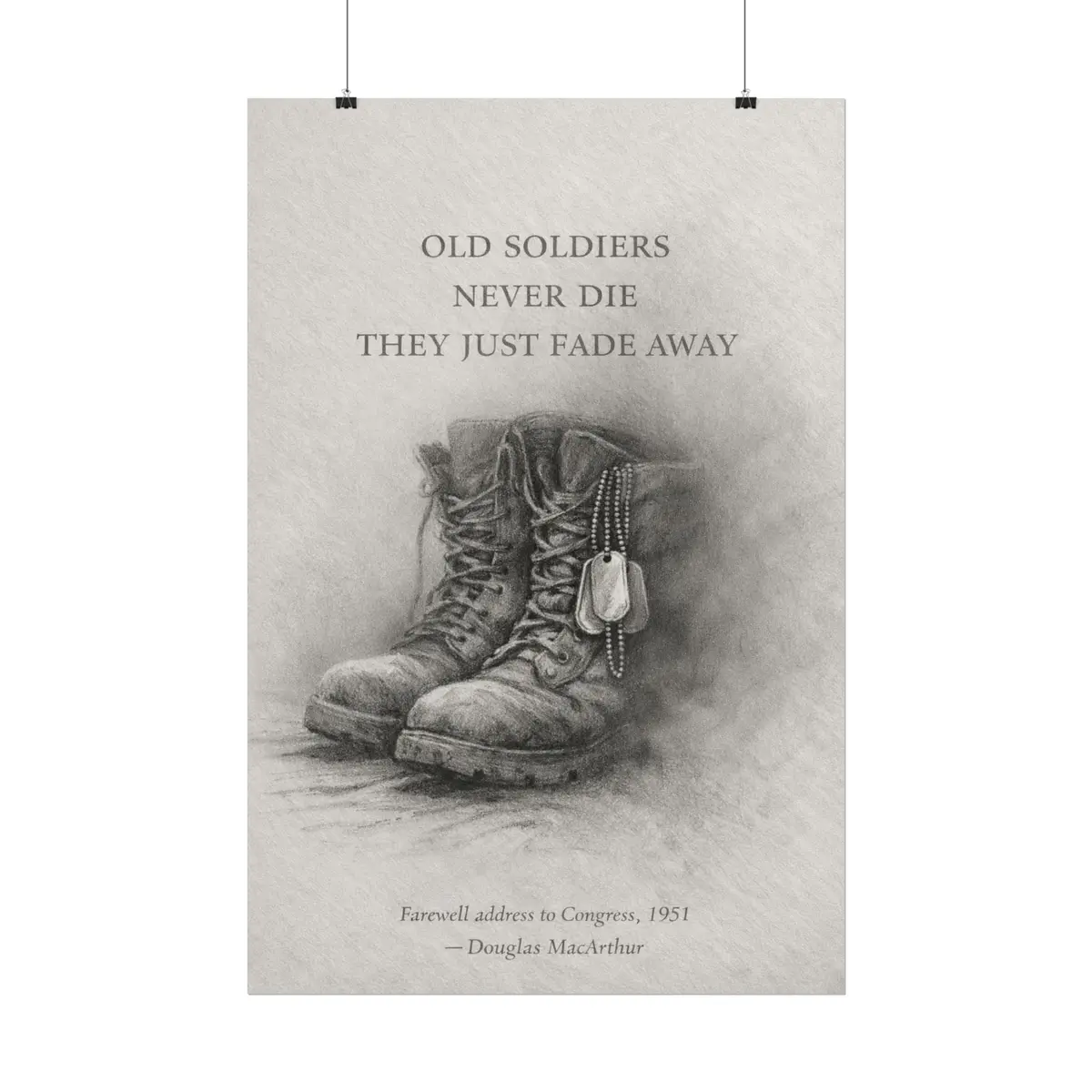 Posters - Old Soldiers Never Die 18