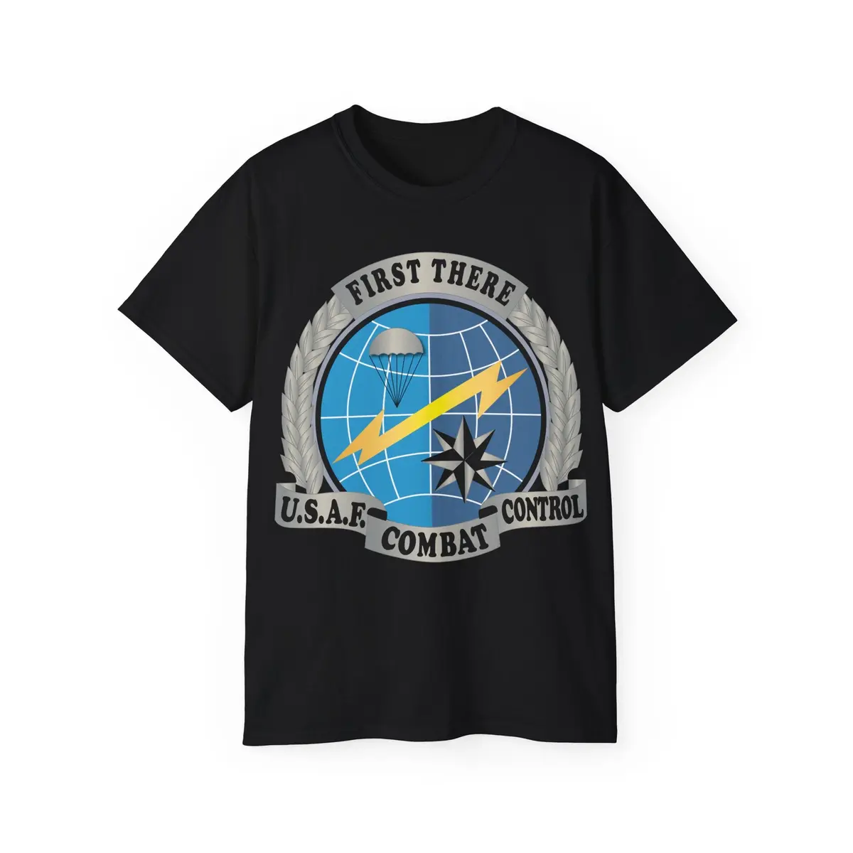 Unisex Ultra Cotton Tee - Usaf - Combat Controller Badge No Txt  X 300 10