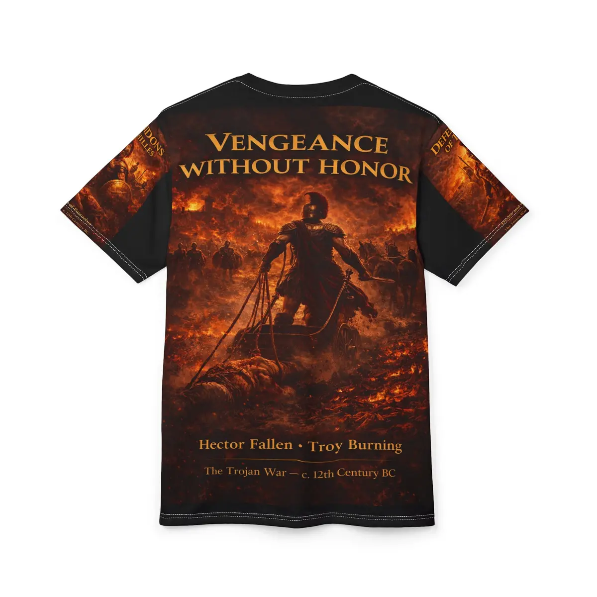The Iliad - "Rage Of Achilles" Tribute Tee — Trajan War - 1194–1184 Bc 5