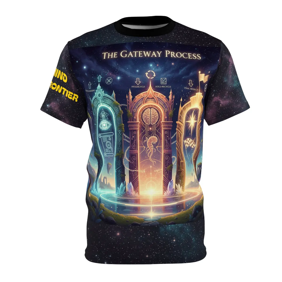 The Gateway Process Cut & Sew Tee — 'Our Minds Final Frontier' All-Over Print 1