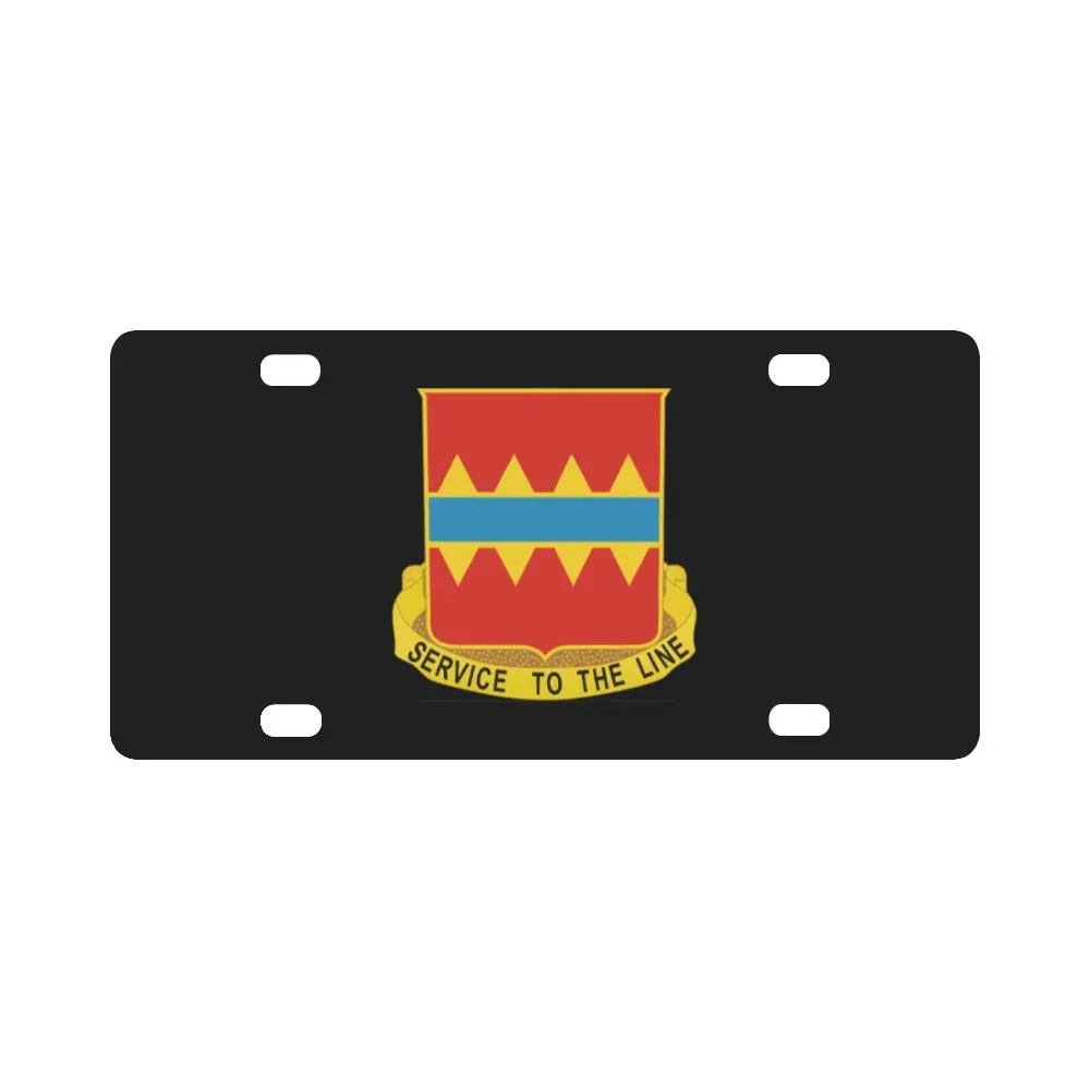 Army - 725Th Support Battalion Wo Txt Classic License Plate 1