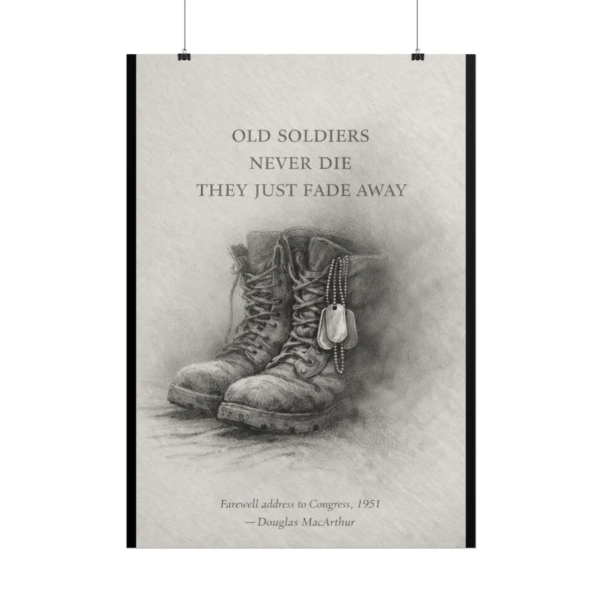Posters - Old Soldiers Never Die 16