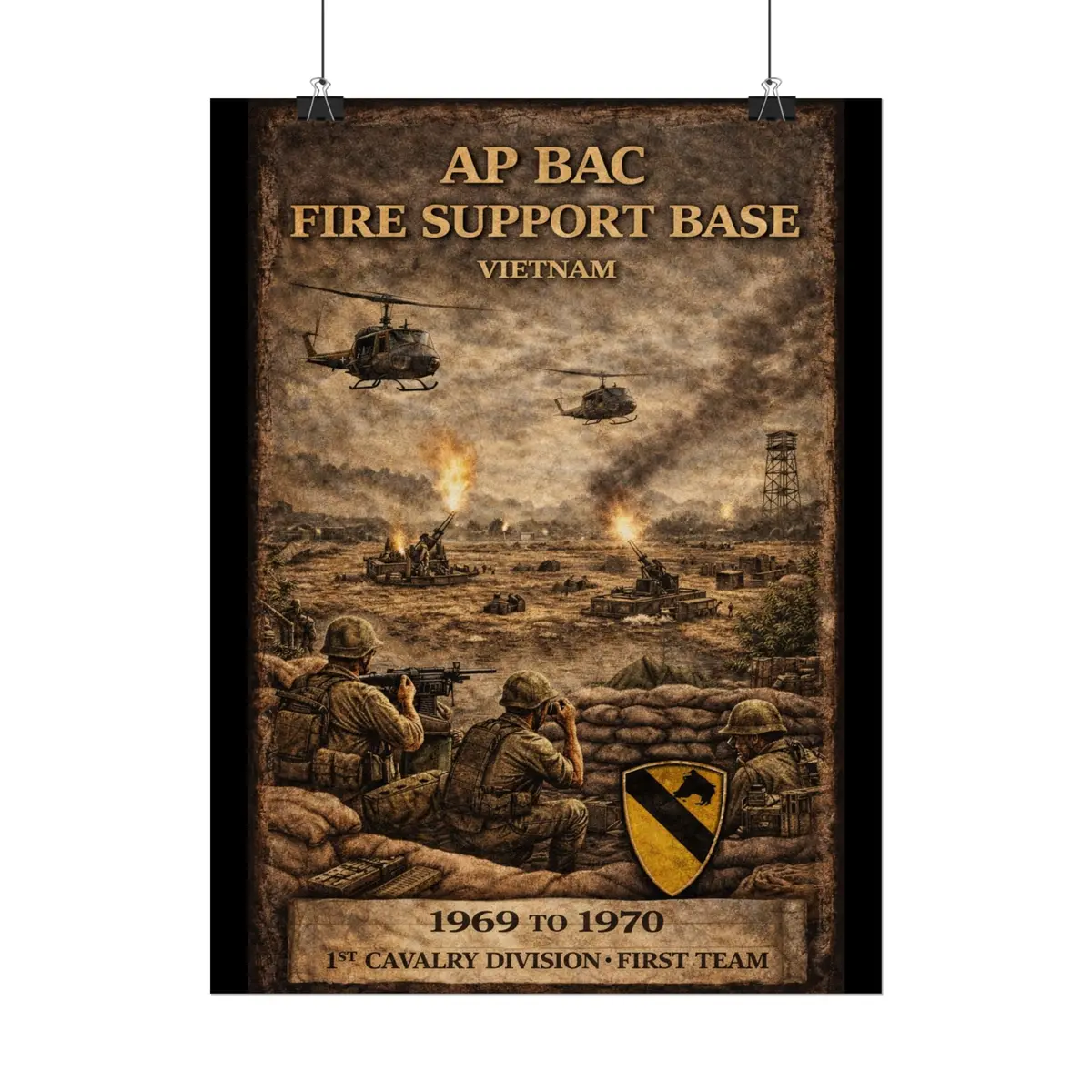Rolled Posters - Ap Bac Fire Support Base, 1969-1970 7