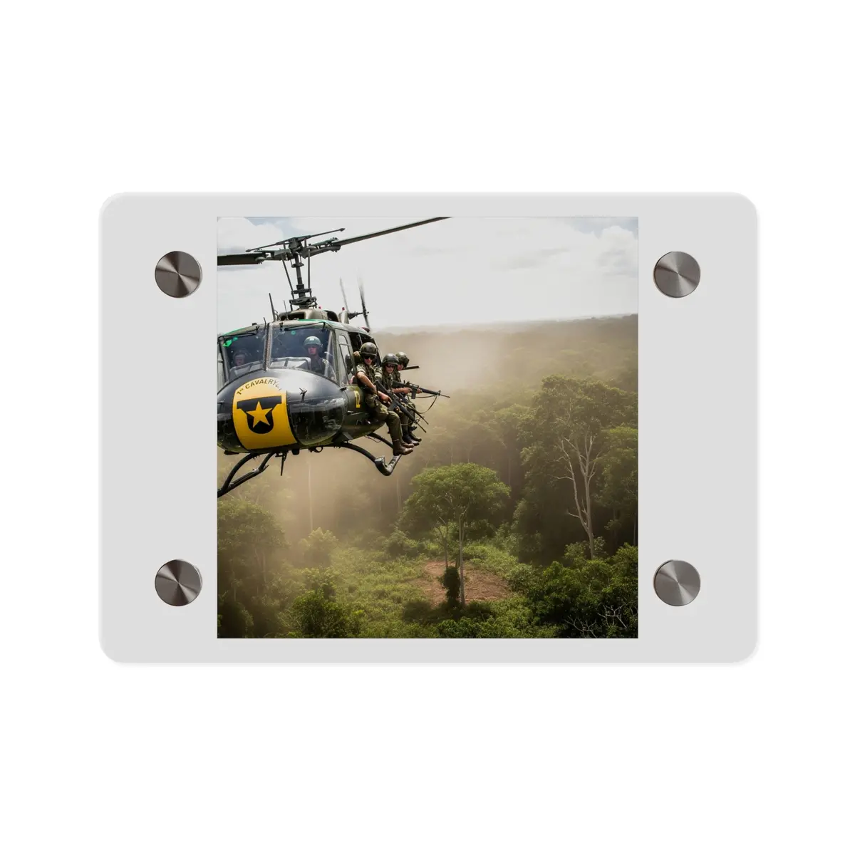 Acrylic Wall Art Panel - 1St Cavalry Division - Air Assault - Vietnam 1