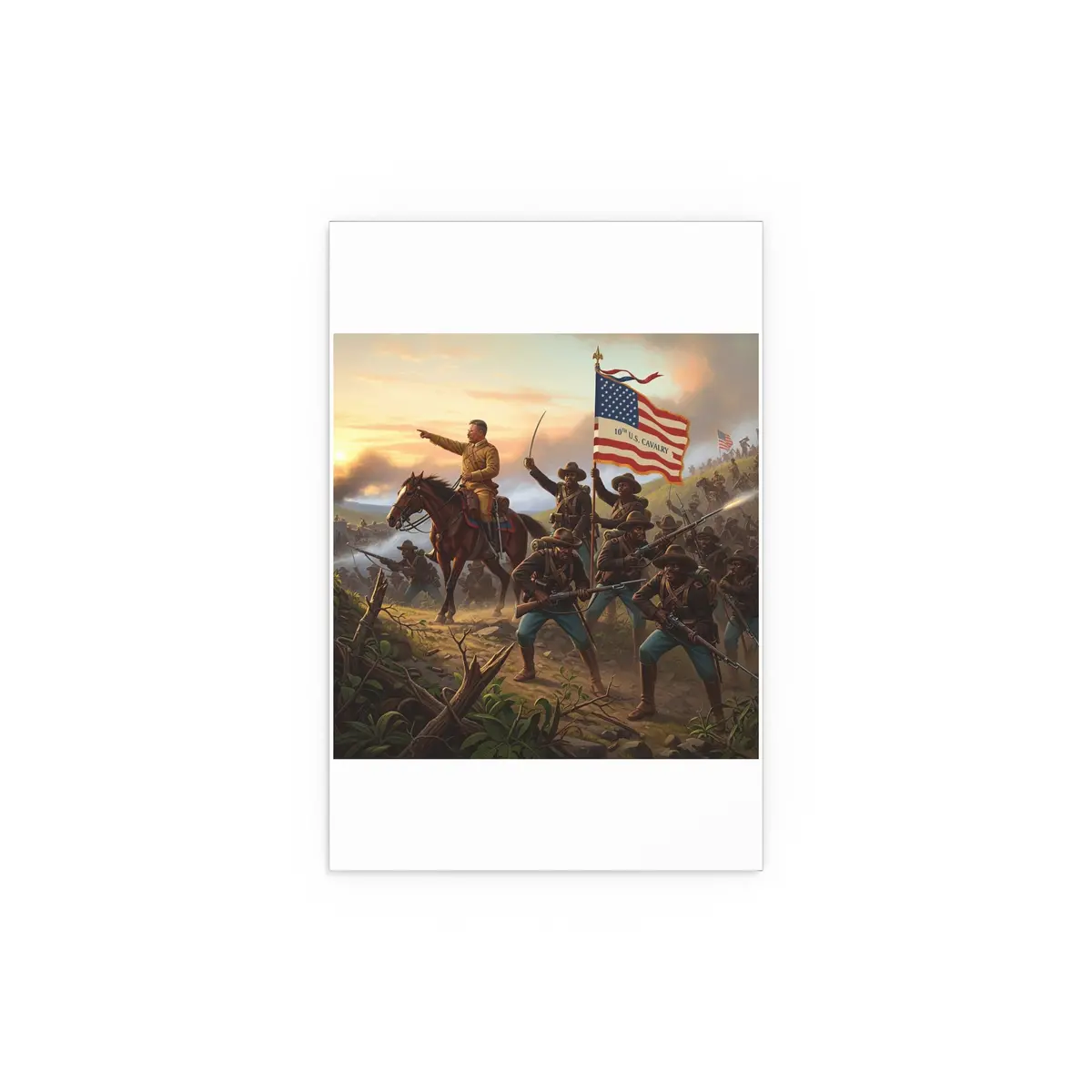 Indoor And Outdoor Silk Posters - Charge Up Janjuan Hill 2