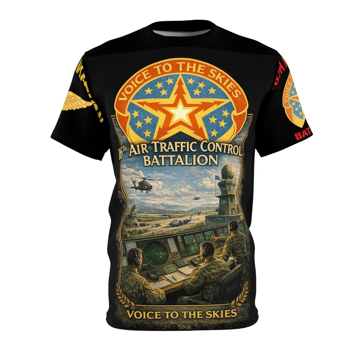 16Th Air Traffic Control Battalion Cold War Tribute Tee | All-Over Print 1