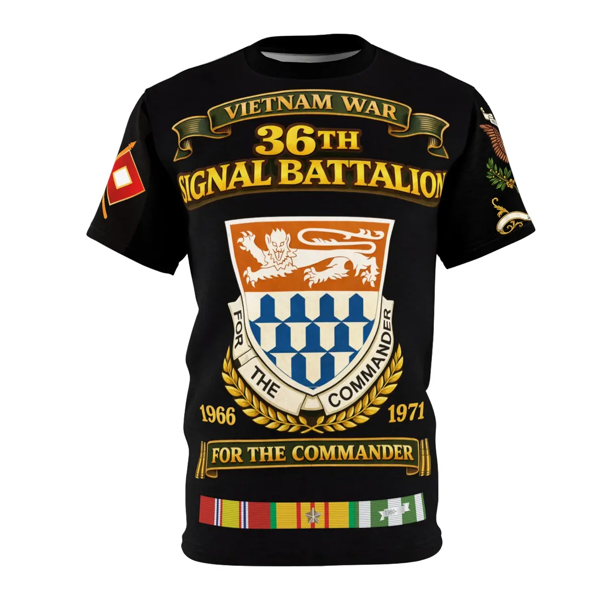 36Th Signal Battalion Vietnam Service Tribute Tee | All-Over Print 1