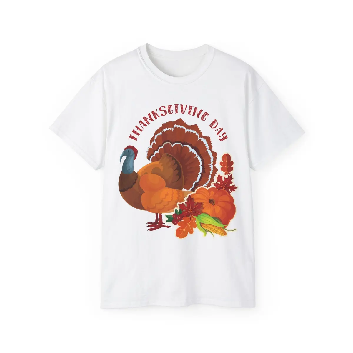 Unisex Ultra Cotton Tee - Thanksgiving - Happy Turkey Day 6