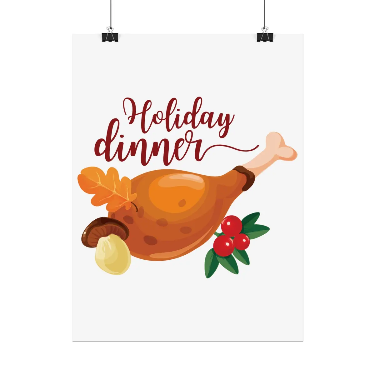 Rolled Poster - Holiday Dinner 5