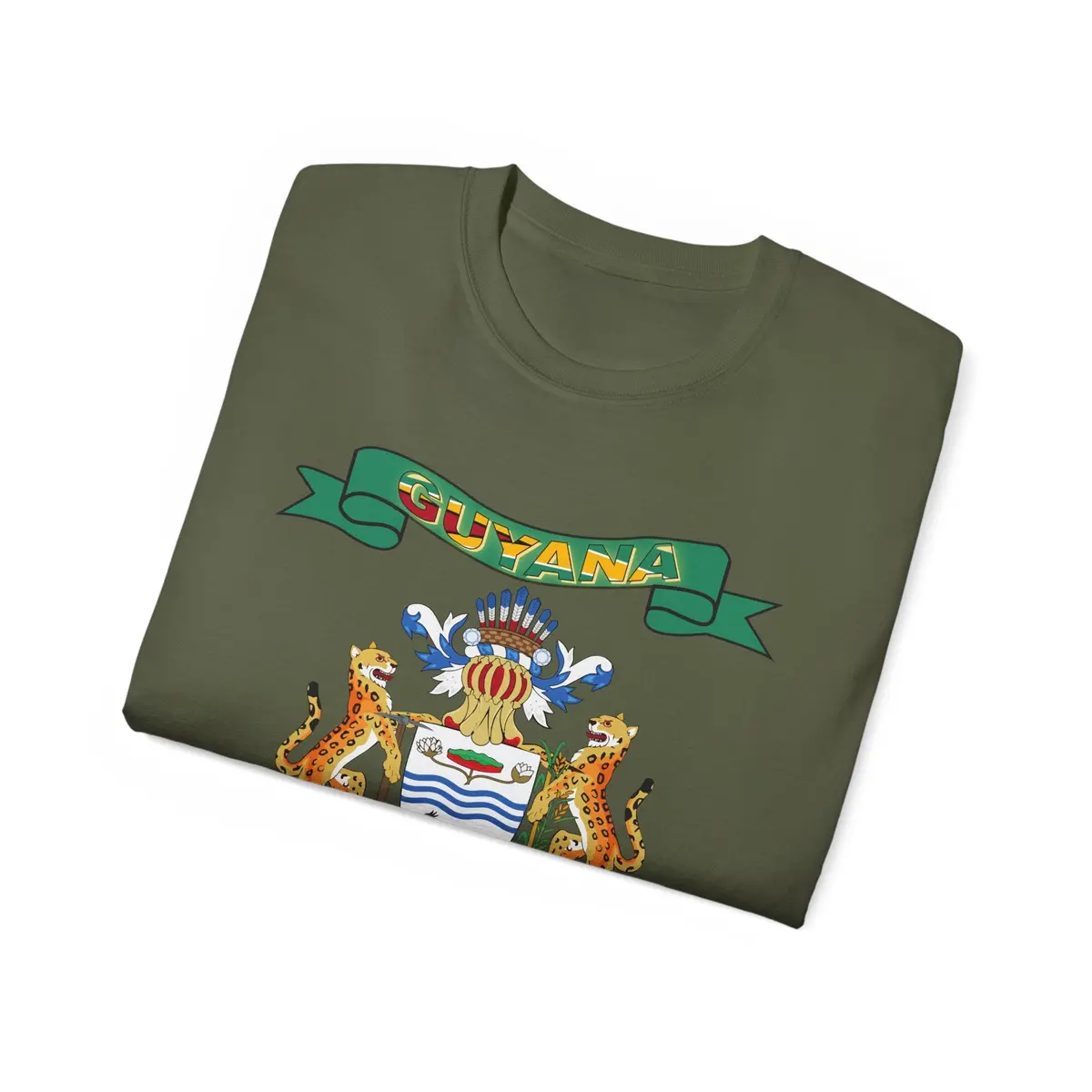 Unisex Ultra Cotton Tee - Coa - Coat Of Arms Of Guyana - Coat Of Arms X 300 8