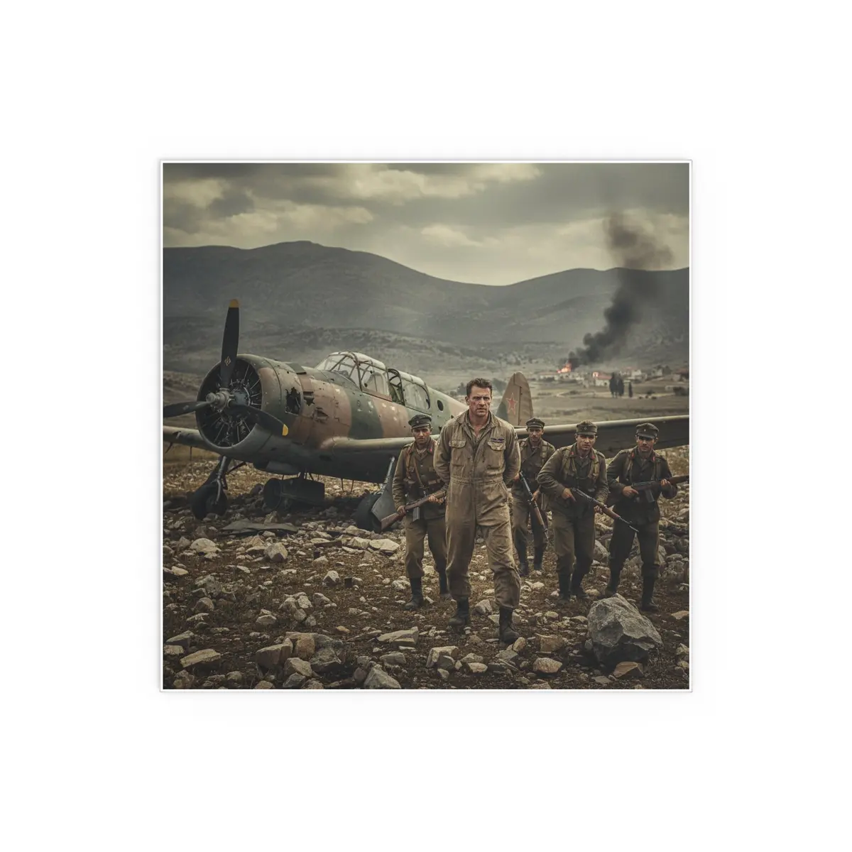 Indoor And Outdoor Silk Posters - U.S. Air Force Officer - Captured, Kia, Communist Guerrillas - At-6 Shotdown - Cold War 6
