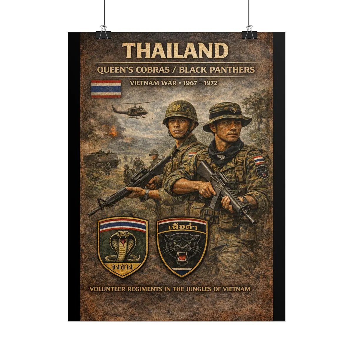 Posters - Thailand's War Heroes Cobras And Panthers 8