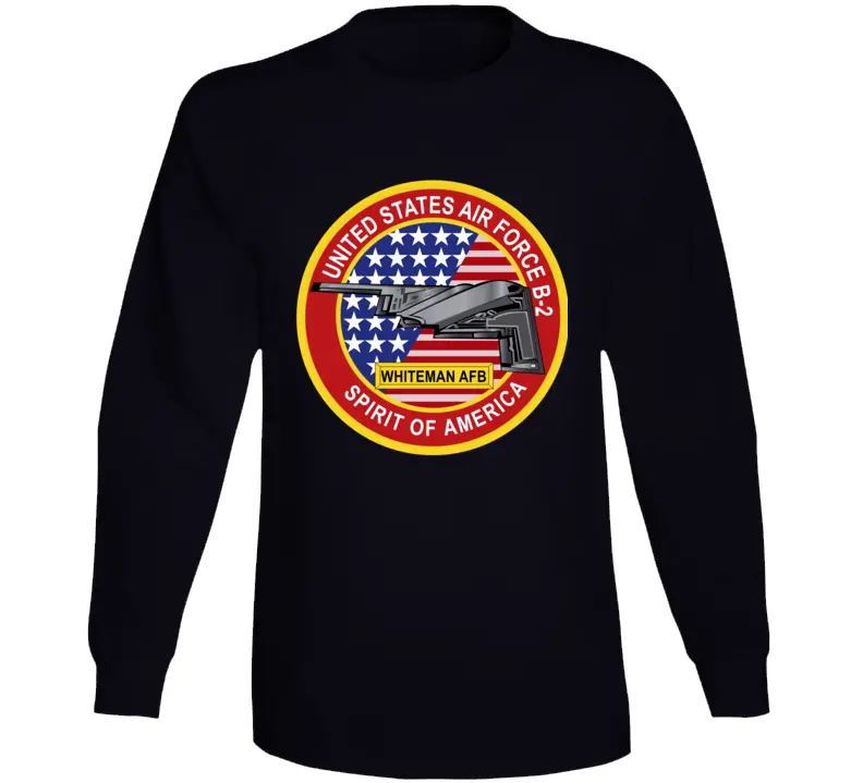 Usaf - B2 - Spirit - Stealth Bomber Wo Txt Long Sleeve 1