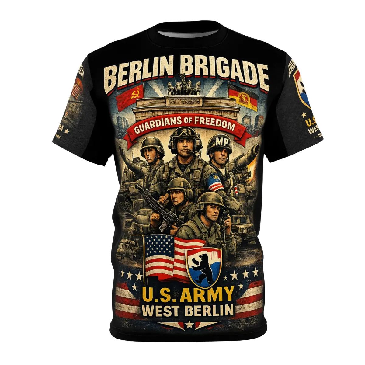 Berlin Brigade Veterans Tribute Tee — All-Over Print 1
