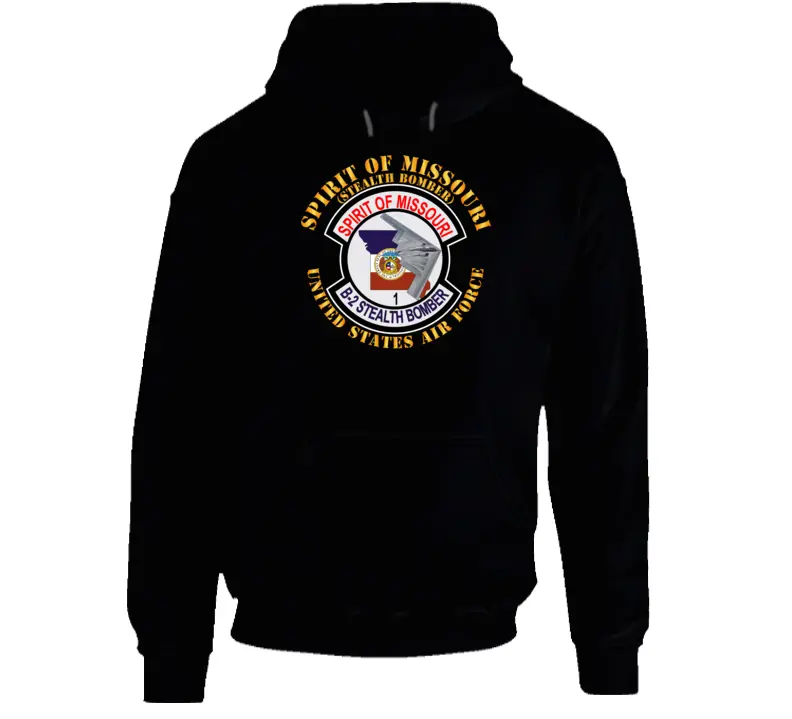 Usaf - B2 - Spirit Of Missouri - Stealth Bomber Hoodie 1