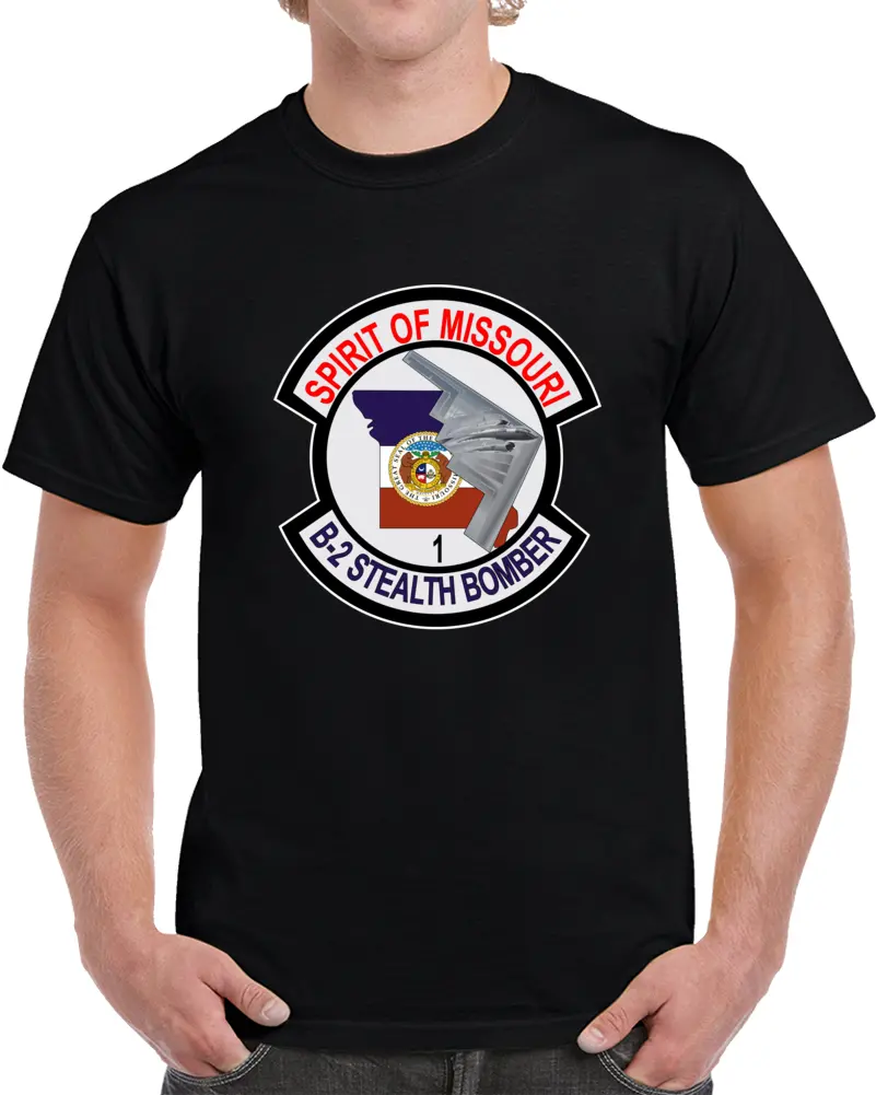 Usaf - B2 - Spirit Of Missouri - Stealth Bomber Wo Txt T Shirt 1