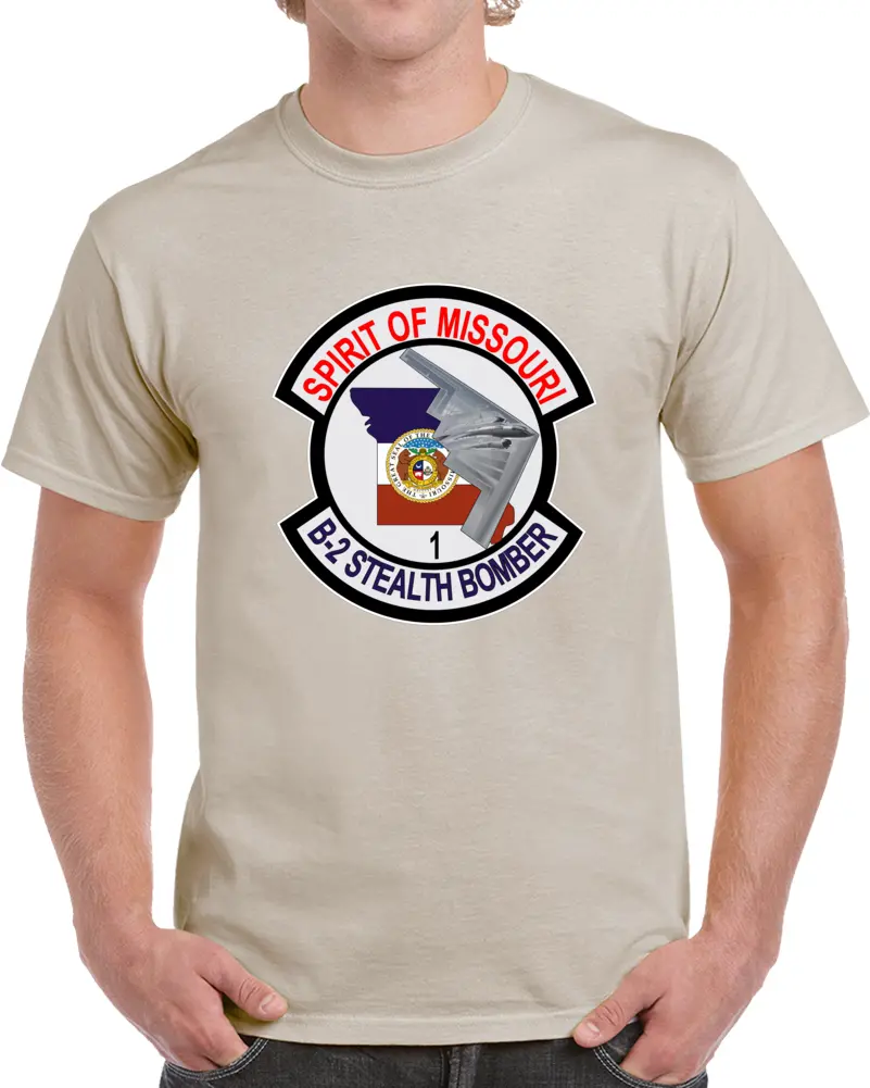Usaf - B2 - Spirit Of Missouri - Stealth Bomber Wo Txt T Shirt 1
