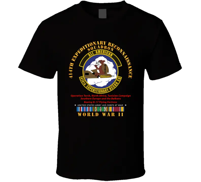 Army - 414Th Expeditionary Reconnaissance Squadron - Aac W  Wwii  Eu Svc T Shirt, Hoodie And Premium 1