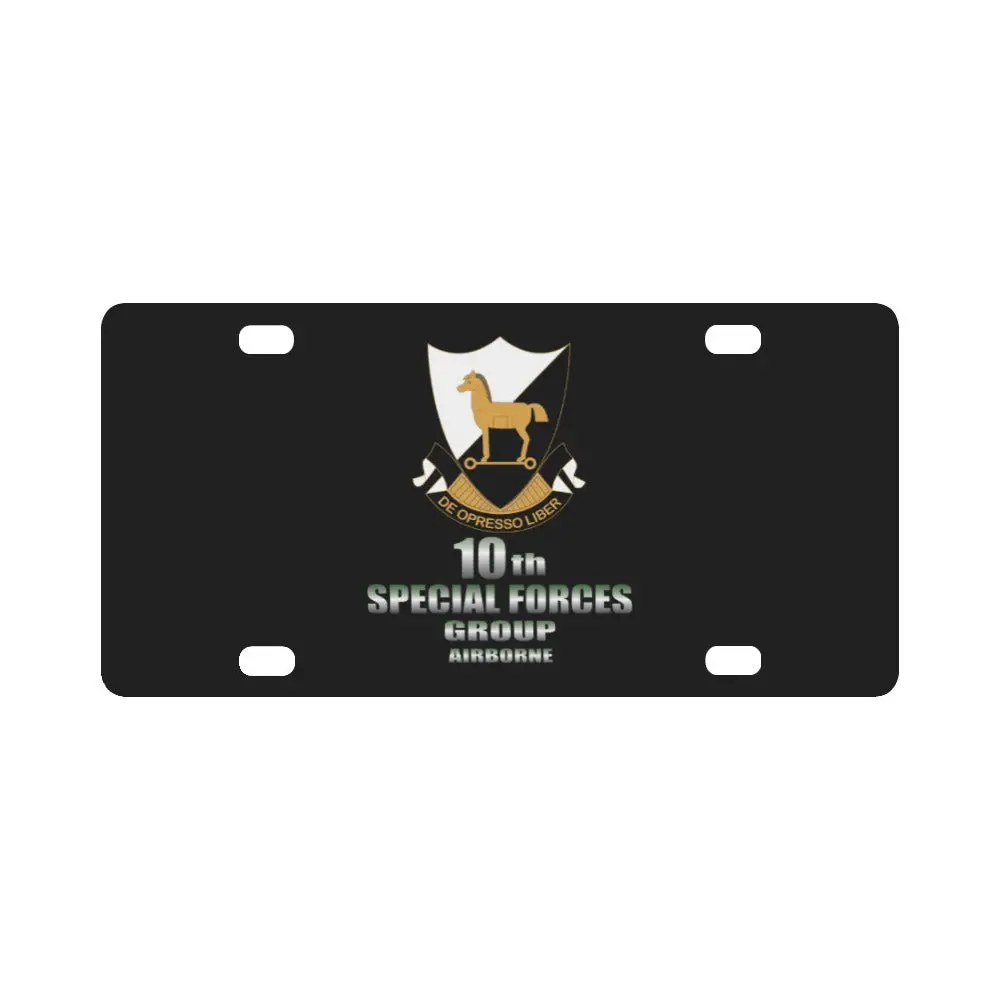 Army - 10Th Sfg - 1956 W Dui X 300 Classic License Plate 1