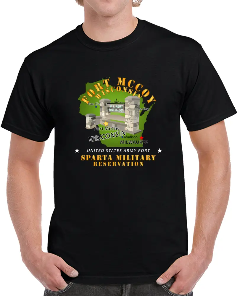 Army - Ft Mccoy Wi - Sparta Military Resv T Shirt 1