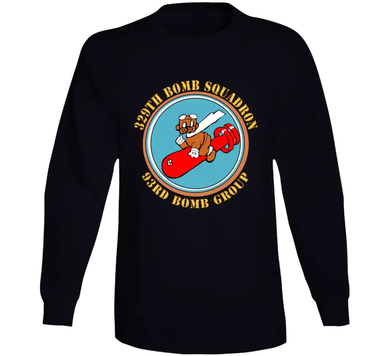 Aac - 329Th Bomb Squadron,93Rd Bomb Group - Wwii - Usaaf Long Sleeve T Shirt 1