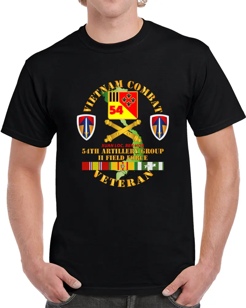 Army - Vietnam Combat Vet - 54Th Artillery Group - Ii Field Force W Vn Svc X 300 T Shirt 1