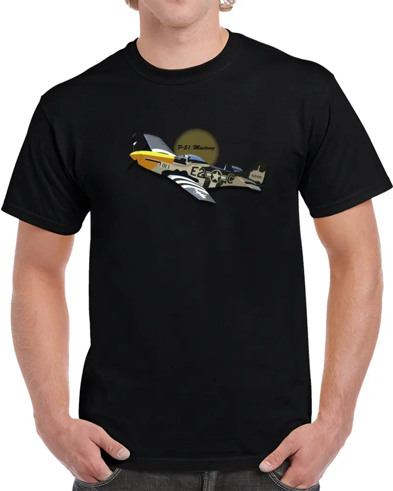 Army Air Corps P-51 Mustang Wo Aac X 300 T Shirt 1