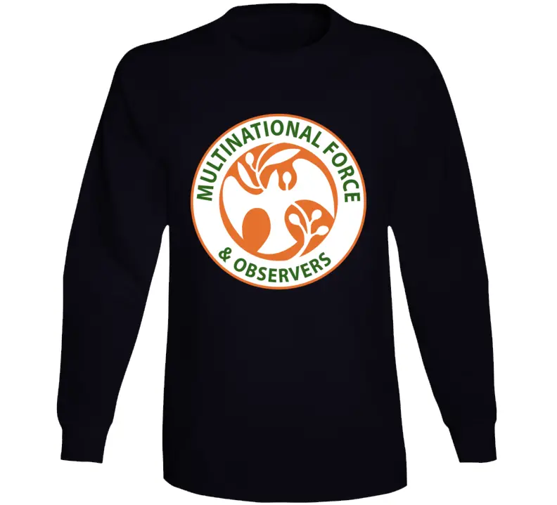 Multinational Force And Observers (Mfo) Insignia X 300 Long Sleeve T Shirt 1