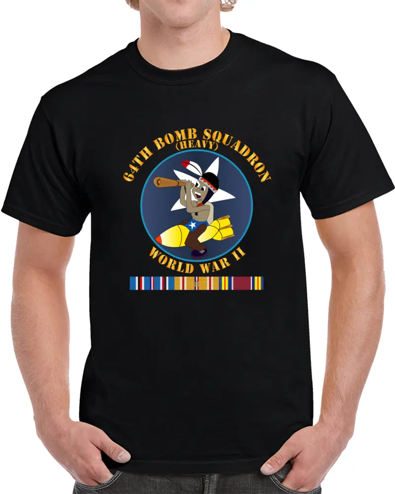 Aac - 64Th Bomb Squadron - Wwii W Pac Svc X 300 T Shirt 1