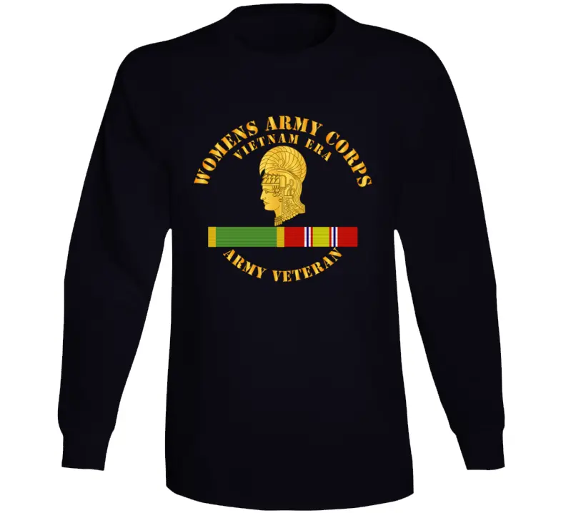 Army - Womens Army Corps Vietnam Era - W Wac - Ndsm X 300 Long Sleeve T Shirt 1