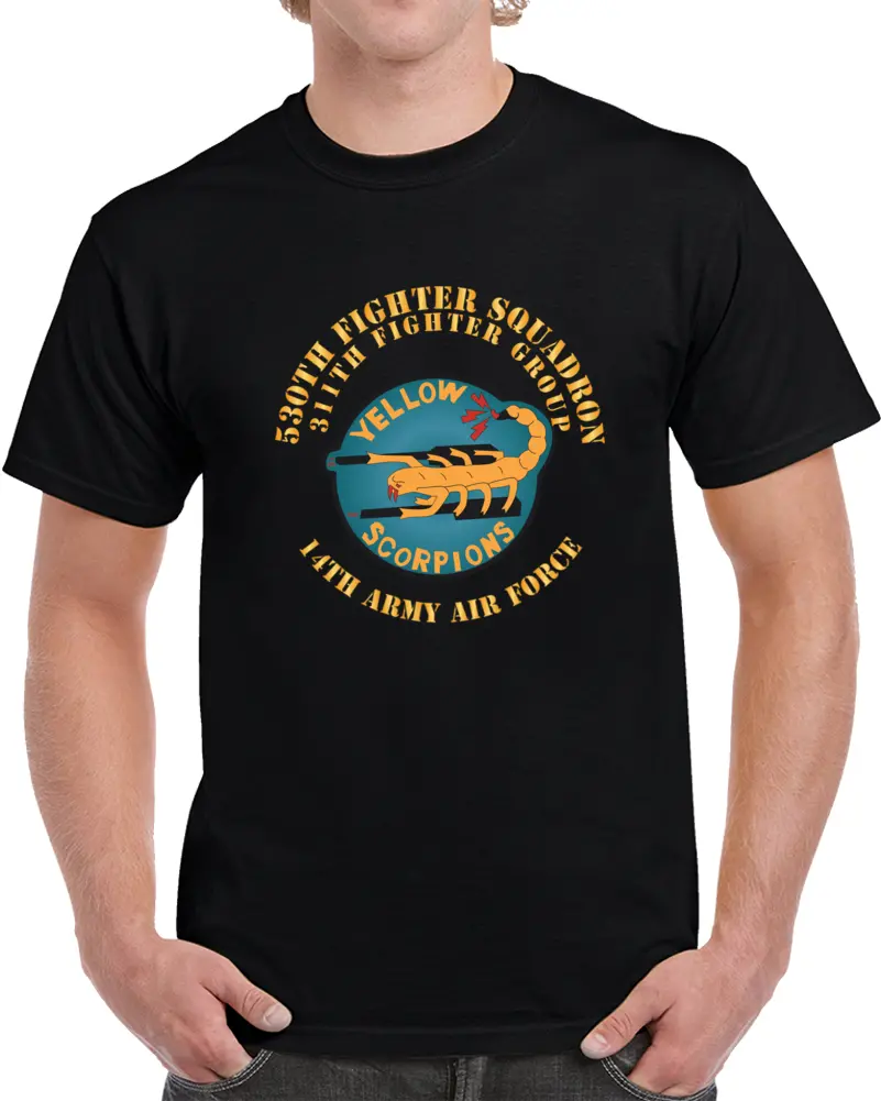 Aac - 530Th Fighter Squadron 311Th Fighter Group 14Th Army Air Force X 300 T Shirt 1