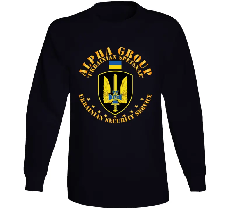 Ukraine - Alpha Group - Ukrainian Spetsnaz X 300 Long Sleeve T Shirt 1