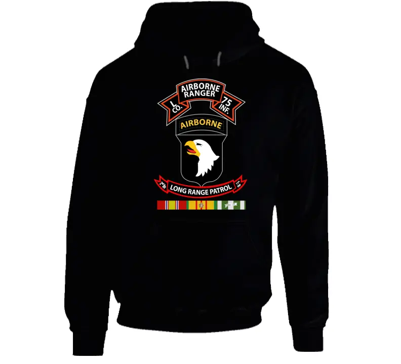Ssi - Vietnam - L Co 75Th Ranger - 101St Abn - Lrsd W Vn Svc X 300 Hoodie 1
