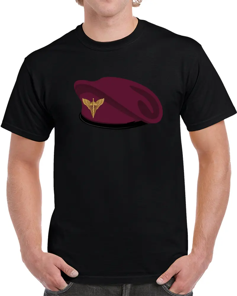 Ukraine - Ukraine Air Assault Forces - Maroon Beret  W Badge Wo White  X 300 T Shirt 1