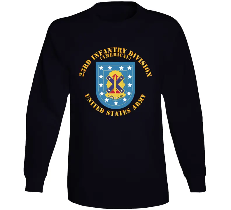 Army - 23Rd Infantry Division W Dui - Americal Long Sleeve T Shirt 1