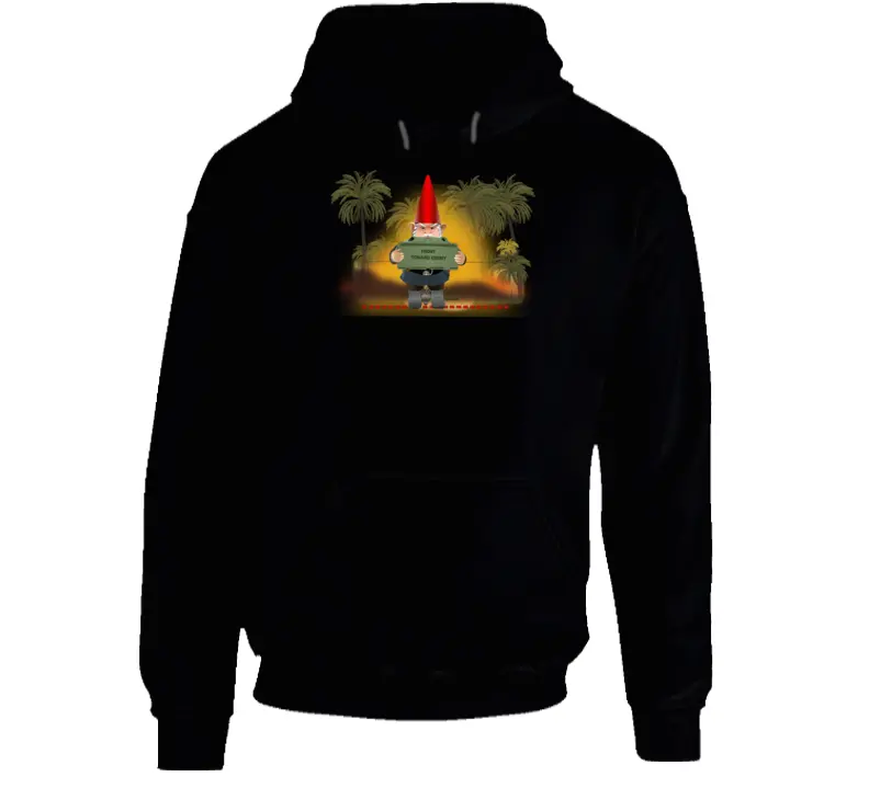 Vietnam Gnome W Claymore - Grenade W Fire W Jungle X 300 Hoodie 1