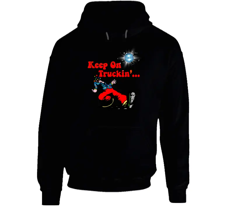 Keep On Truckin - Cmyk W Stars And Disco Ball X 300 Hoodie 1
