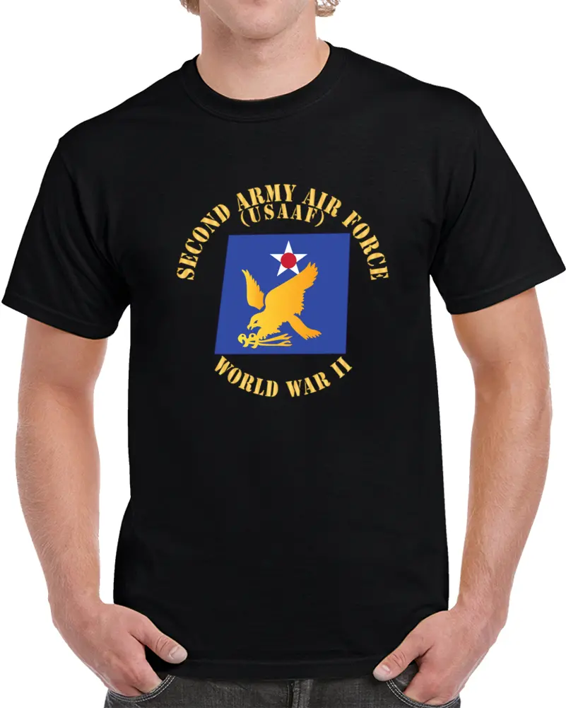 Ssi - Aaf - 2Nd Air Force - Wwii - Usaaf X 300 T Shirt 1