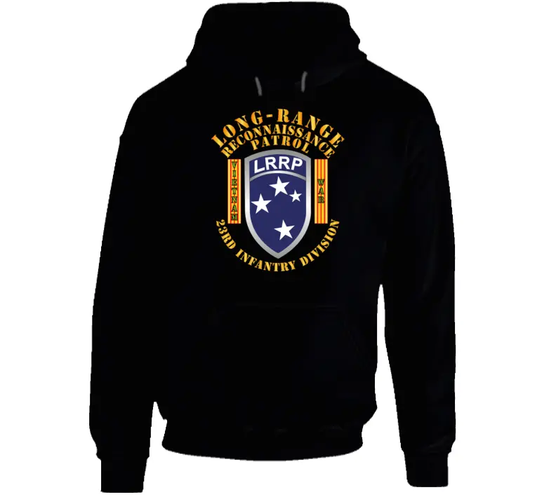 Army - Sof - 23Rd Id - Lrrp W Vn War Banner Hoodie 1