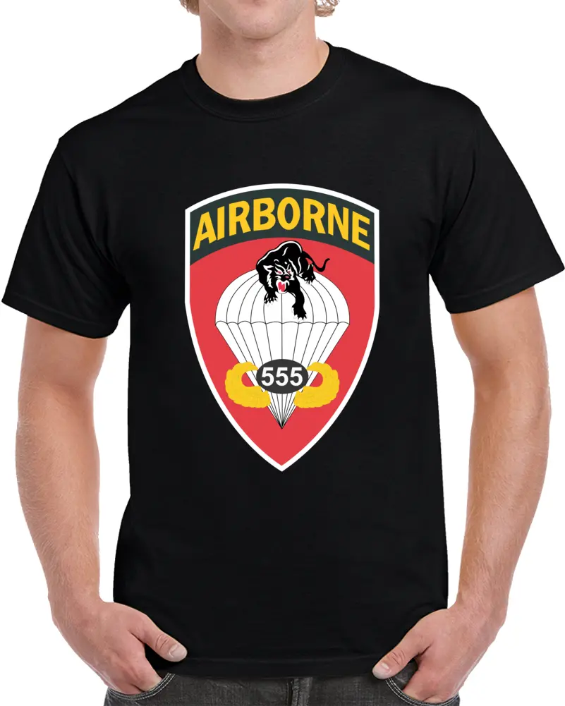 Army - 555Th Parachute Infantry Battalion Wo Txt X 300 T Shirt 1