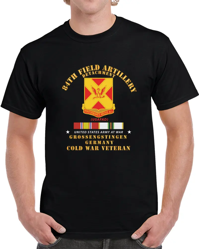Army - 84Th Field Artillery Det - Grossengstingien - Ge W Cold Svc X 300 T Shirt 1