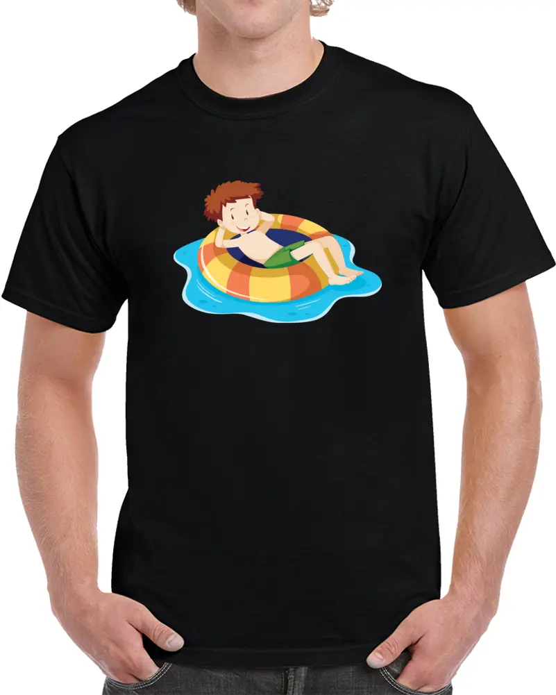 Boy In Water Tub Floating X 300 T Shirt 1