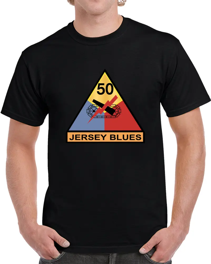 Army - 50Th Armored Division - Jersey Blues Wo Txt X 300 T Shirt 1