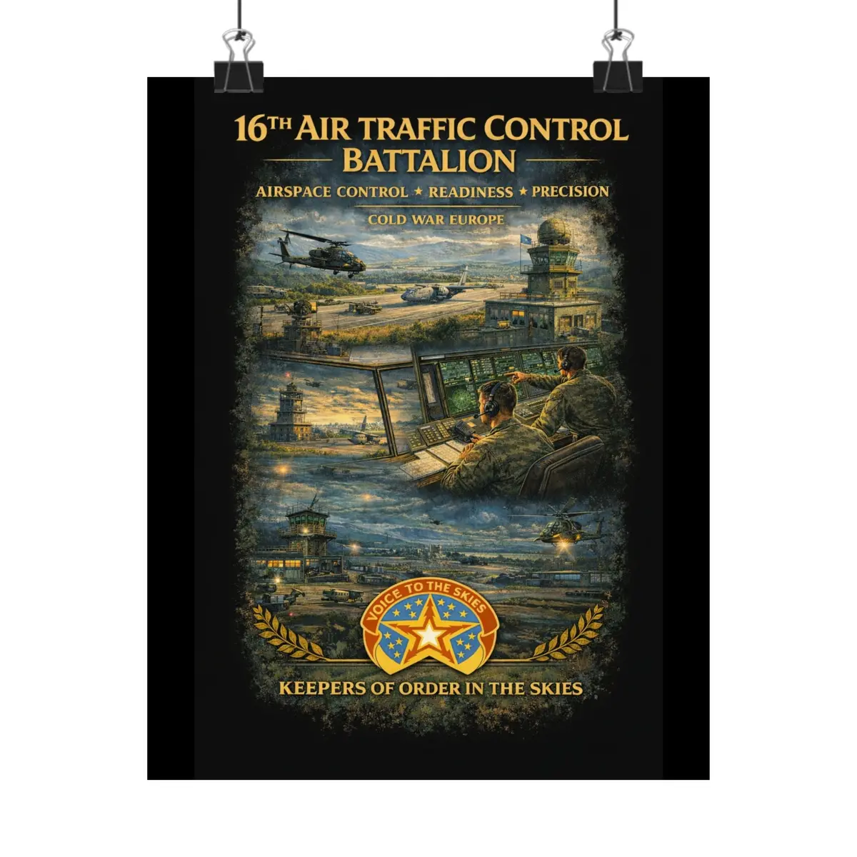 Matte Poster - 16Th Air Traffic Control Battalion 1