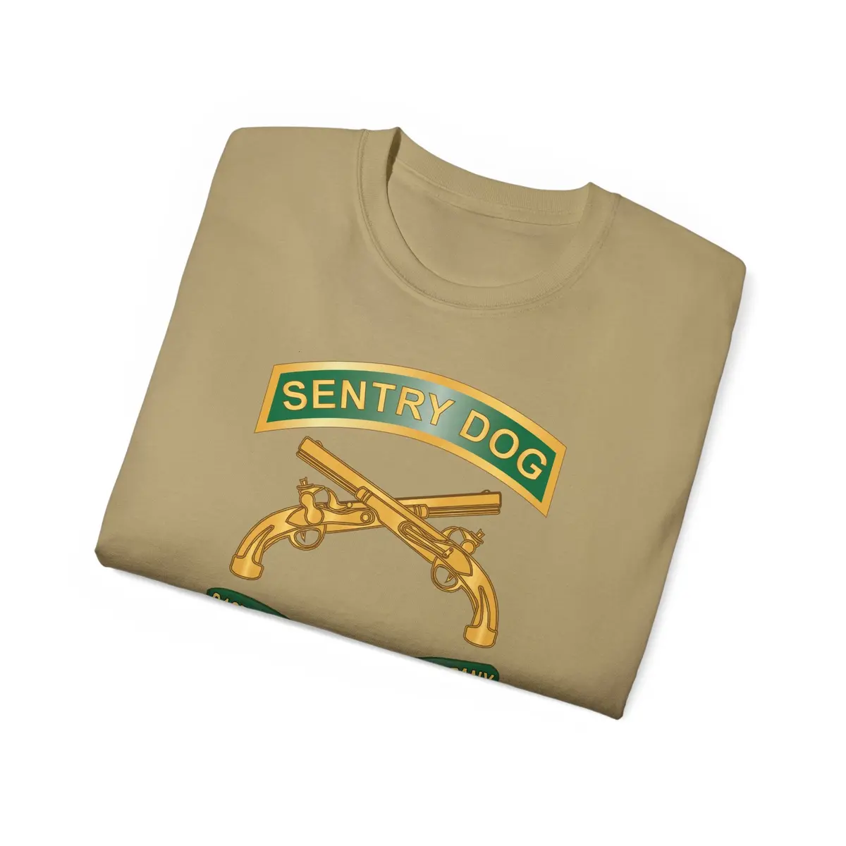 Unisex Ultra Cotton Tee - Army - Sentry Dog - 212Th Military Police Company W Br - Ribbon X 300 28