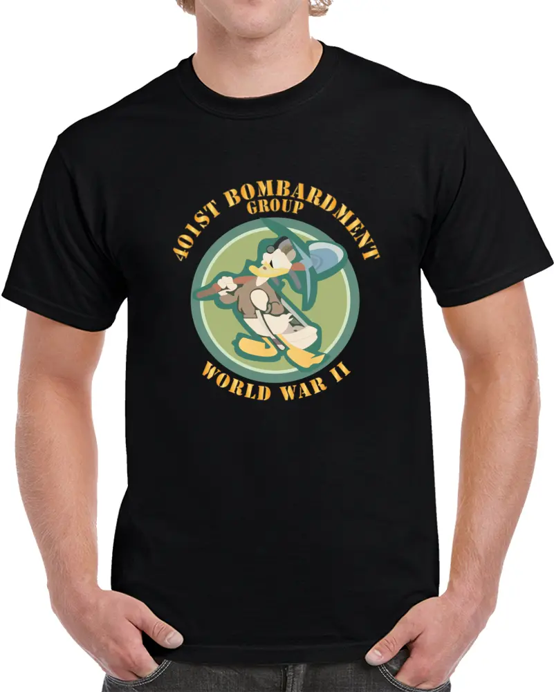 Aac - 401St Bombardment Group - Wwii X 300 T Shirt 1